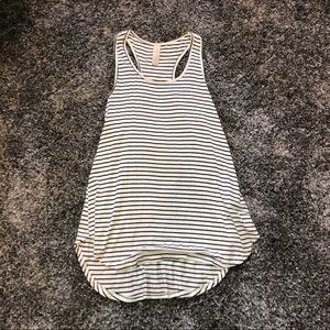 Allison Joy Navy and Cream Tank top